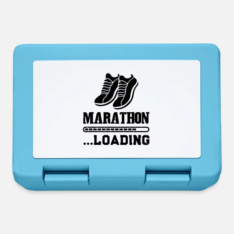 marathon loading - Brotdose - Saphirblau