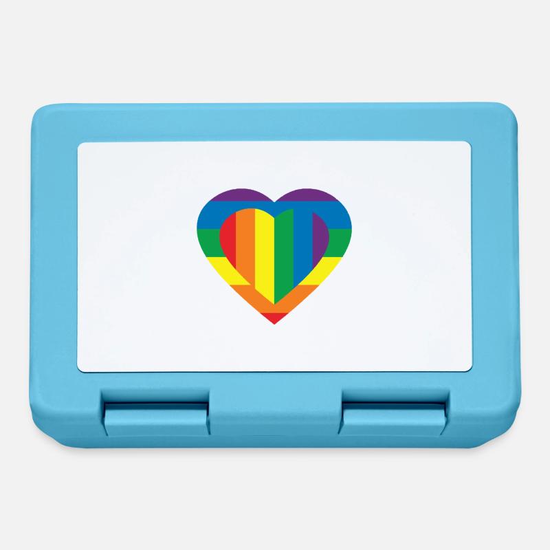 COULEUR DRAPEAU LGBT - Boîte à goûter - bleu saphir