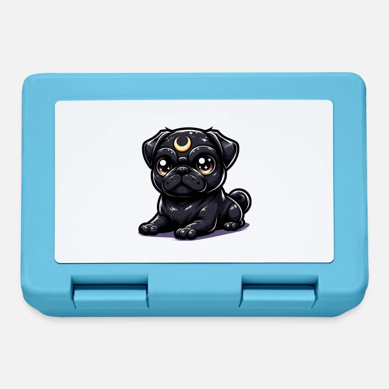 Moonkeeper Pug - Lunchbox - sapphire blue