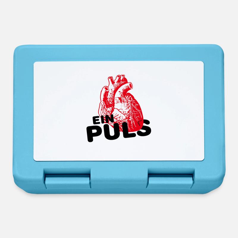 One Pulse - Heart - Lunchbox - sapphire blue