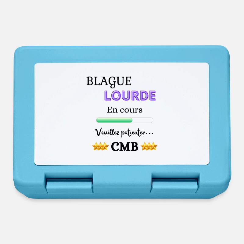 Blague Lourde en cours - Boîte à goûter - bleu saphir