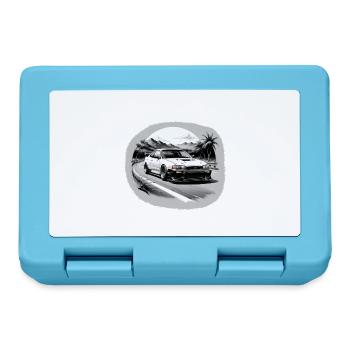 JDM Sportcar Tuning Driftcar Auto Geschenk PS - Brotdose - Saphirblau - Vorne