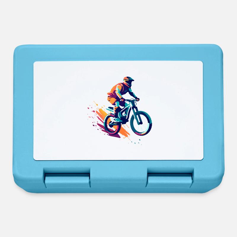 Mountainbikedesign - Brotdose - Saphirblau