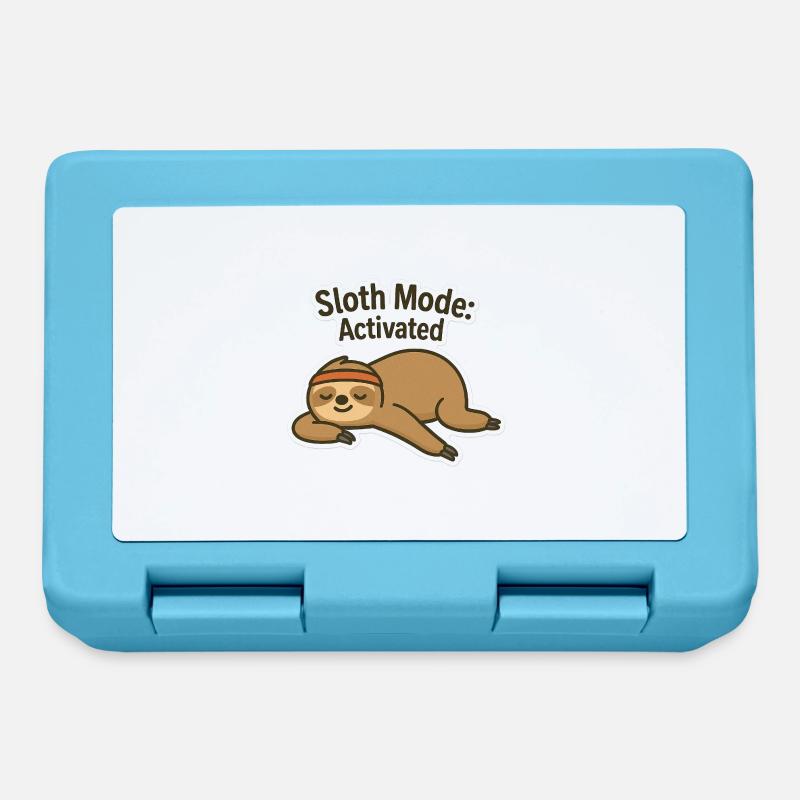 Sloth Mode: ON - Sloth Mode activated - Lunchbox - sapphire blue