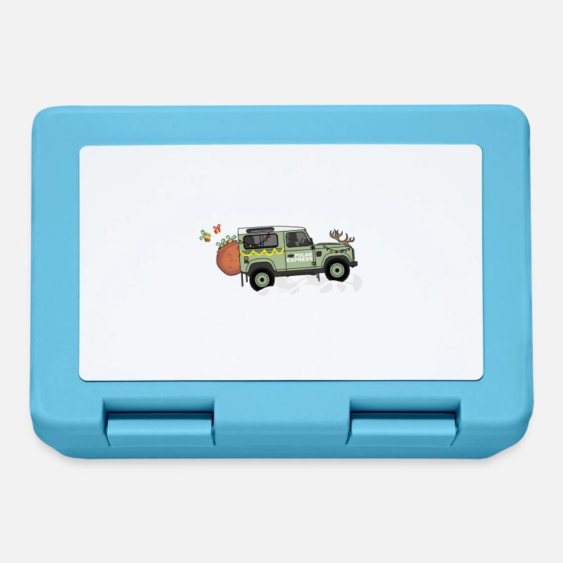 Defender 90 - Santa Edition - Brotdose - Saphirblau