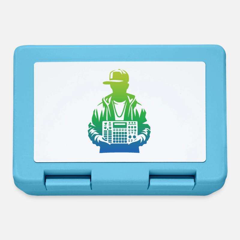 Beatmaker Holding Sampler (Vert) - Boîte à goûter - bleu saphir