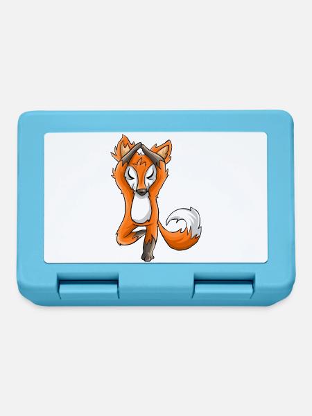 Yoga Fuchs - Brotdose - Saphirblau