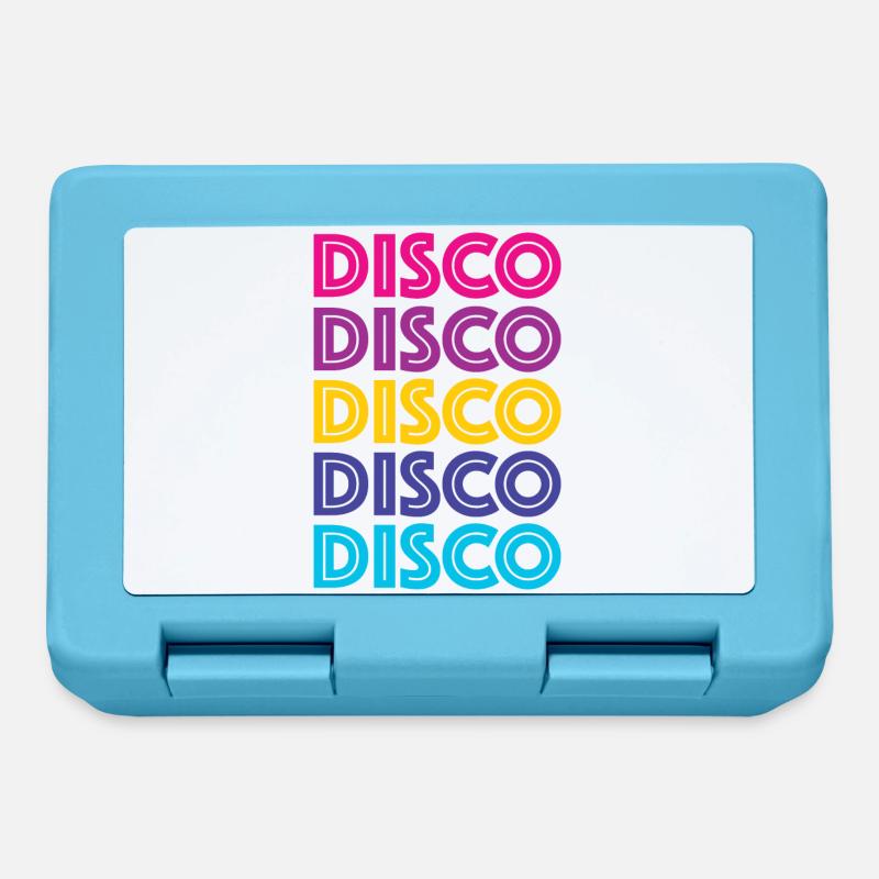 Disco Disco Disco - Boîte à goûter - bleu saphir
