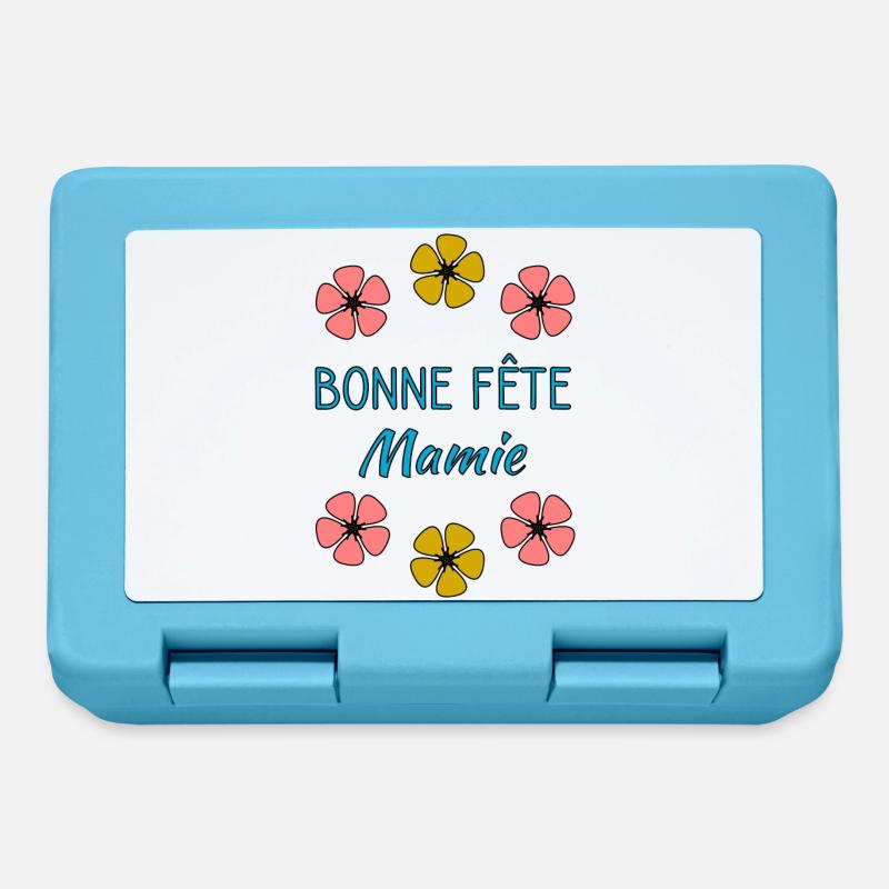 MAMIE - Boîte à goûter - bleu saphir