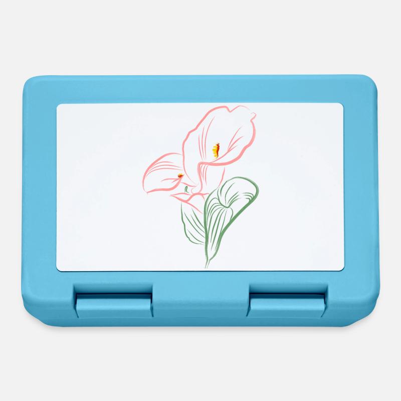 CALLA SoftPink - Brotdose - Saphirblau