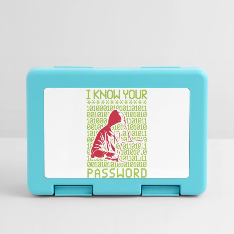 Hacker hackt Programmierer Linux Passwort Hacker Brotdose