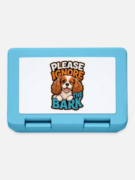 Kavallerier King Charles Spaniel - Brotdose - Saphirblau