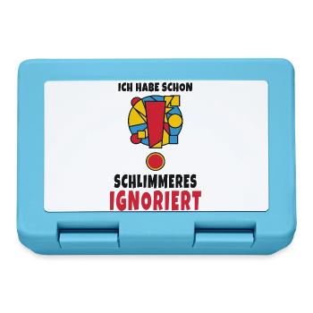 Ich habe schon Schlimmeres ignoriert - Brotdose - Saphirblau - Vorne