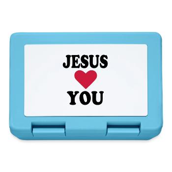 Jesus - Boîte à goûter - bleu saphir - Devant
