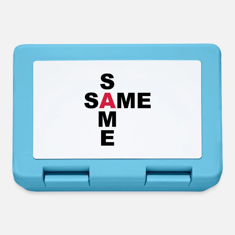 SAME SAME but different - Brotdose - Saphirblau
