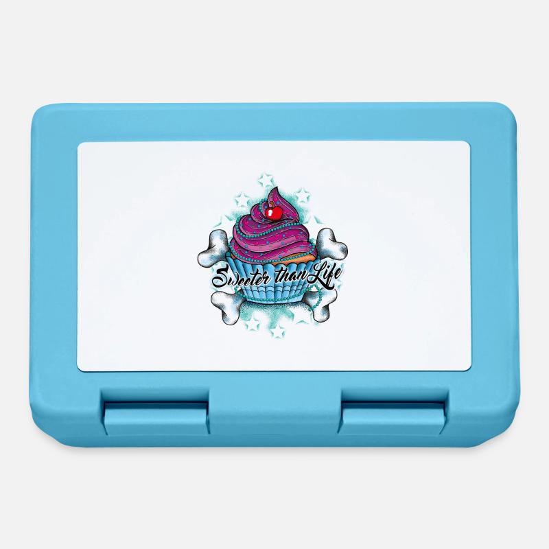 Cupcake - Sweeter than Life - Brotdose - Saphirblau