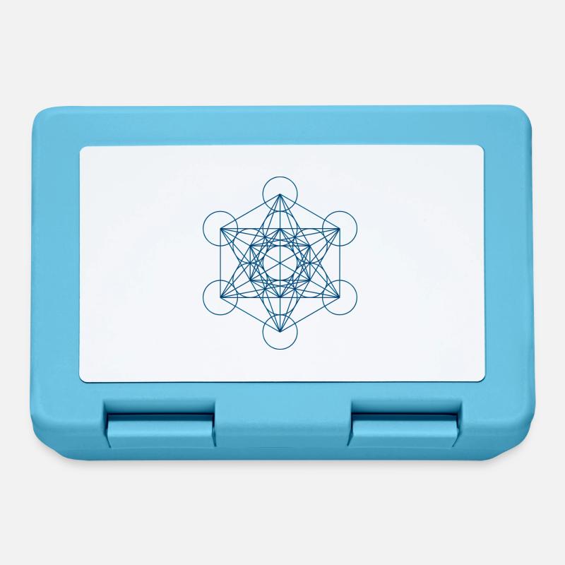 Le cube de Metatron - bleu - Boîte à goûter - bleu saphir