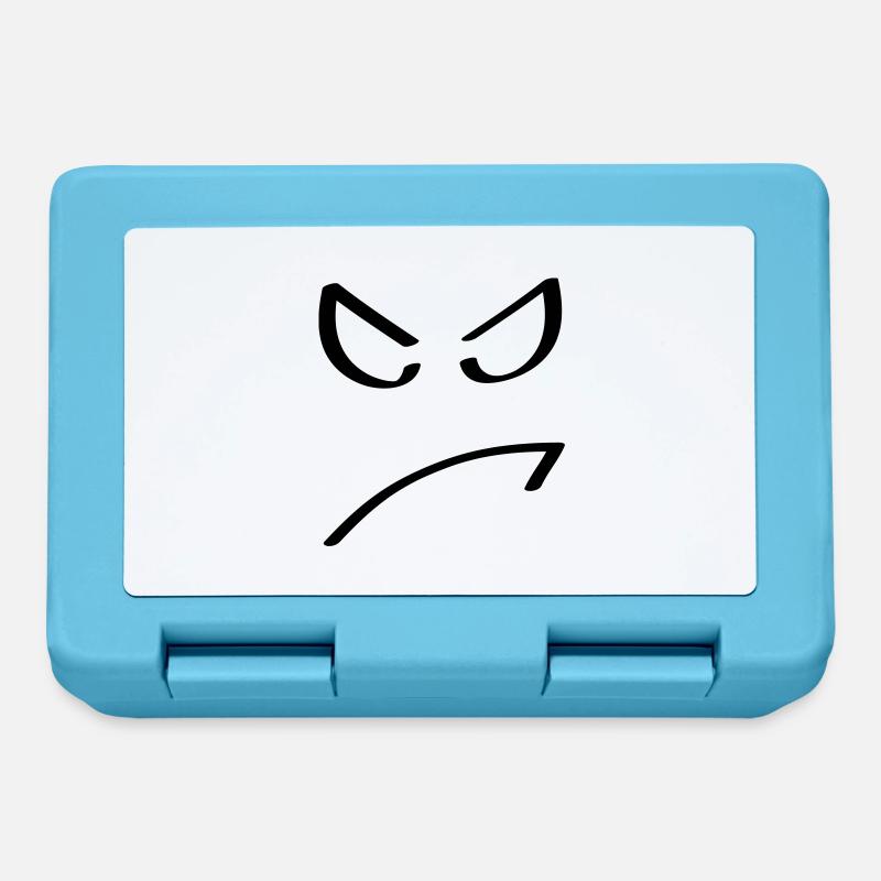 face - Lunchbox - sapphire blue