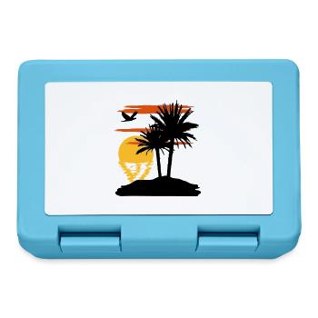 Sonnenuntergang - Sunset - Lunchbox - sapphire blue - Front