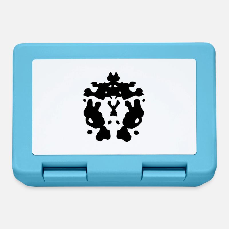 rorschach - Lunchbox - sapphire blue