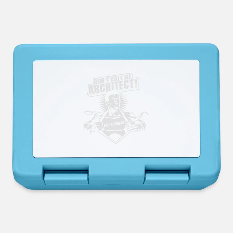 Don't call me architect! - Lunchbox - sapphire blue