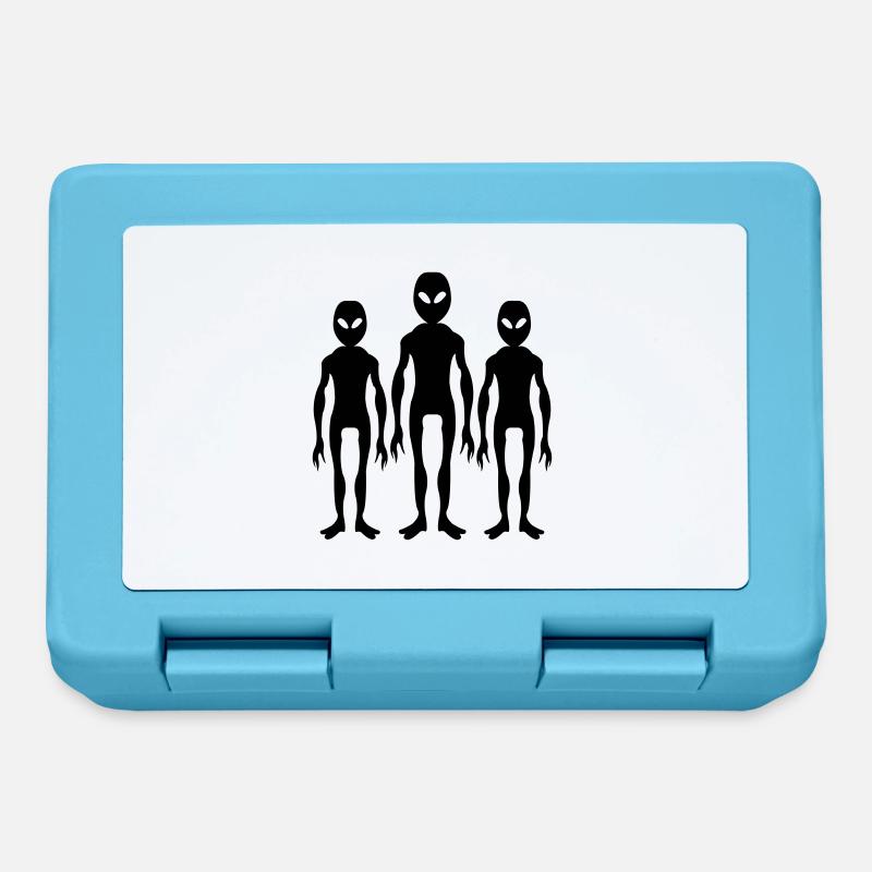aliens - Brotdose - Saphirblau