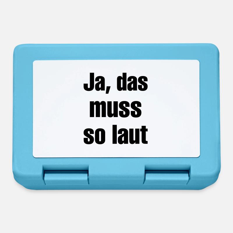 things must - Lunchbox - sapphire blue