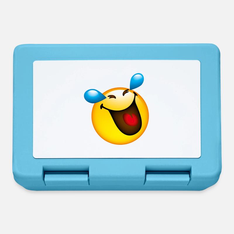 Smiley Smile - Boîte à goûter - bleu saphir