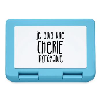 Chéri Love Chérie Amour Femme Mari Valentin - Lunchbox - sapphire blue - Front