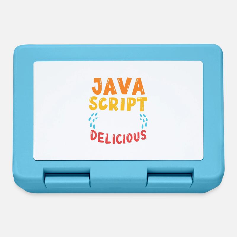 JavaScript Says Your Tears Are Delicious For Compu - Lunchbox - sapphire blue