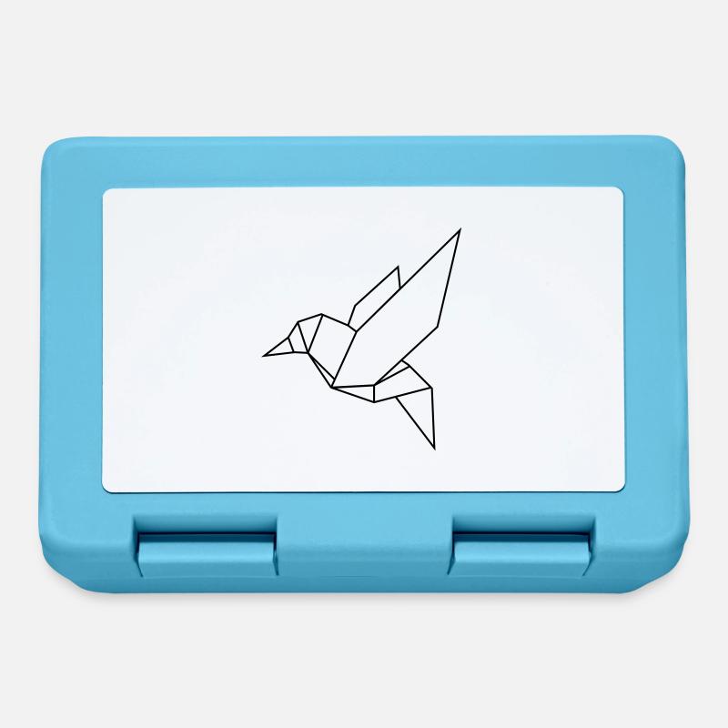 colibri - Boîte à goûter - bleu saphir