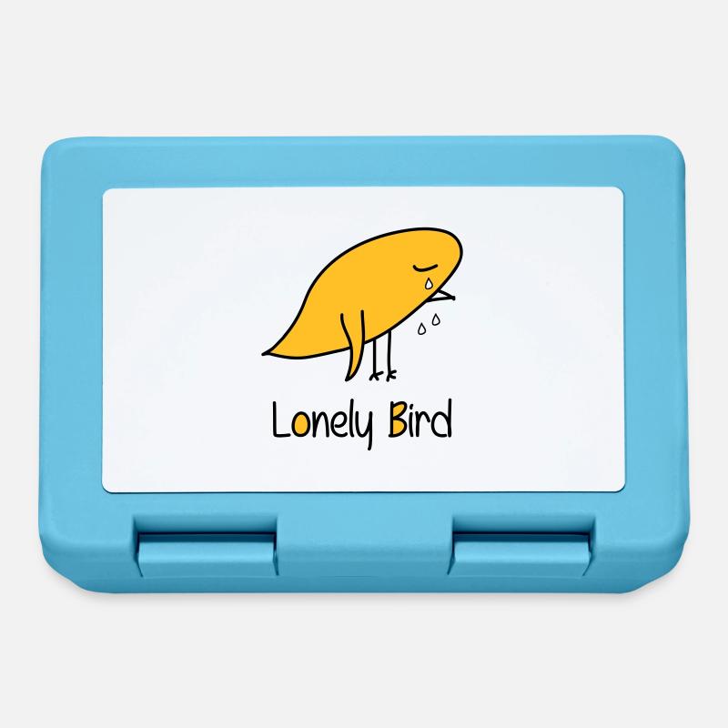 Lonely Bird - Lunchbox - sapphire blue