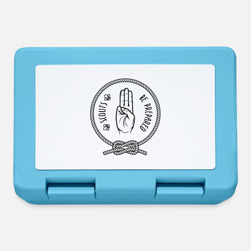 Scouts Be Prepared - Boîte à goûter - bleu saphir