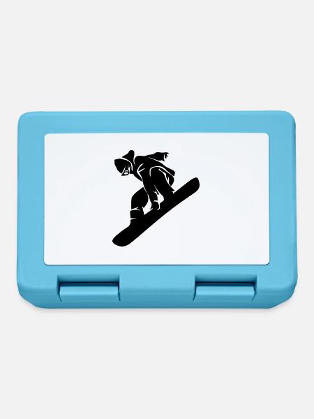 Snowboard Snowboarder - Brotdose - Saphirblau