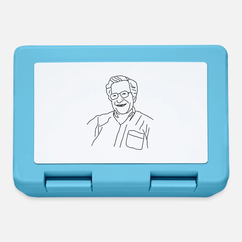Noam Chomsky - Boîte à goûter - bleu saphir