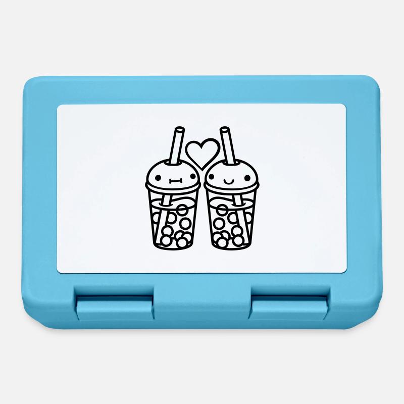2 Team Bubble Tea - Brotdose - Saphirblau