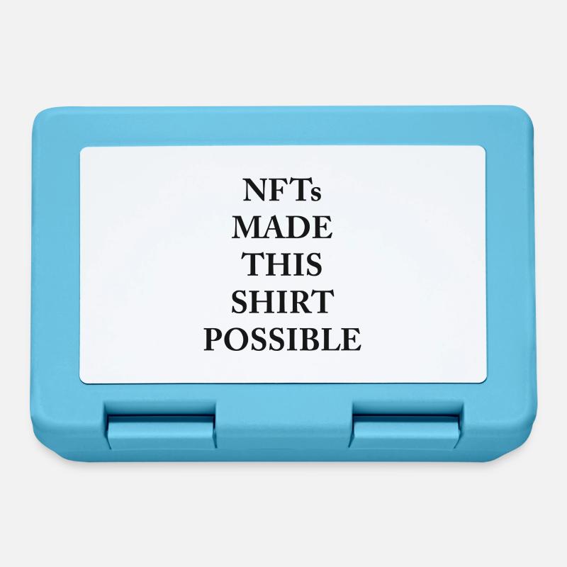 Everything is possible with NFTs - Brotdose - Saphirblau