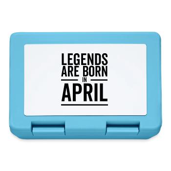 Legends Are Born in April - Lunchbox - sapphire blue - Front