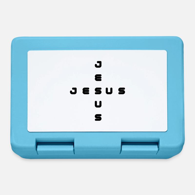 Jésus Jésus - Boîte à goûter - bleu saphir
