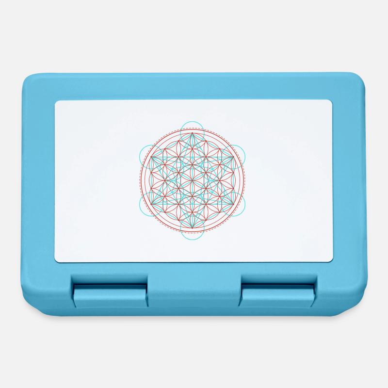 Mystical Geometry - Lunchbox - sapphire blue