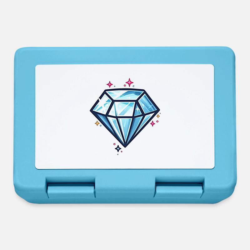 Diamant scintillant - Boîte à goûter - bleu saphir