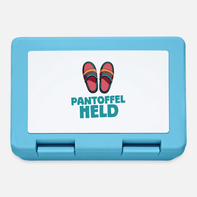 Pantoffelheld - Brotdose - Saphirblau