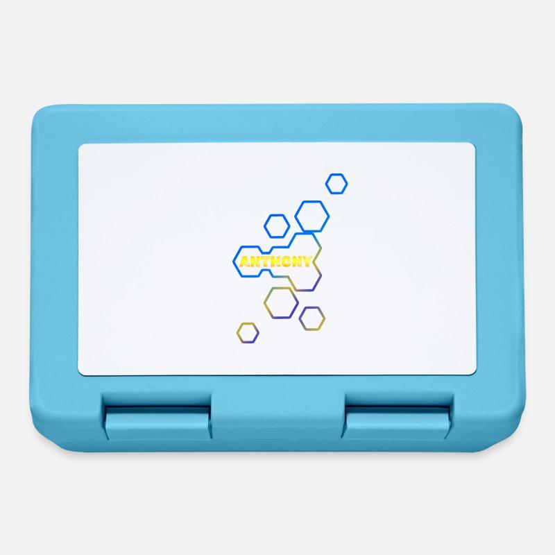Name Anthony - Lunchbox - sapphire blue