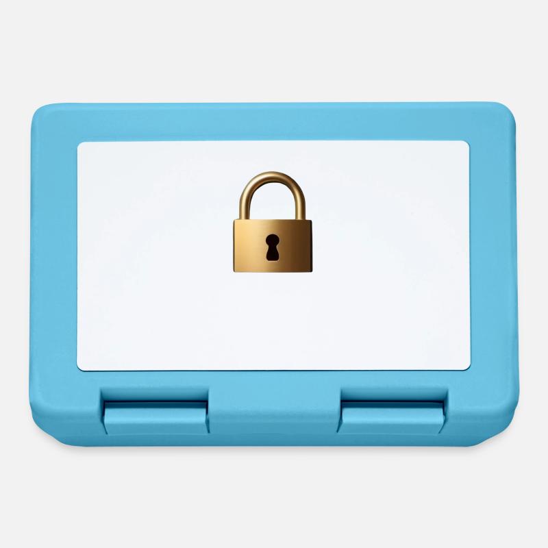 It’s Locked, Stop Asking - Lunchbox - sapphire blue