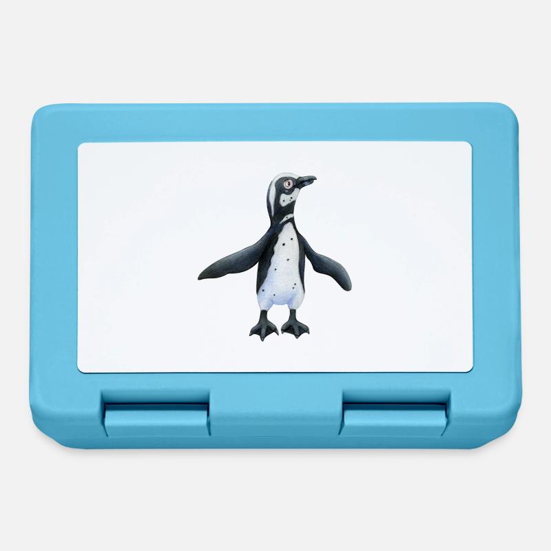 Jackass penguin - Lunchbox - sapphire blue