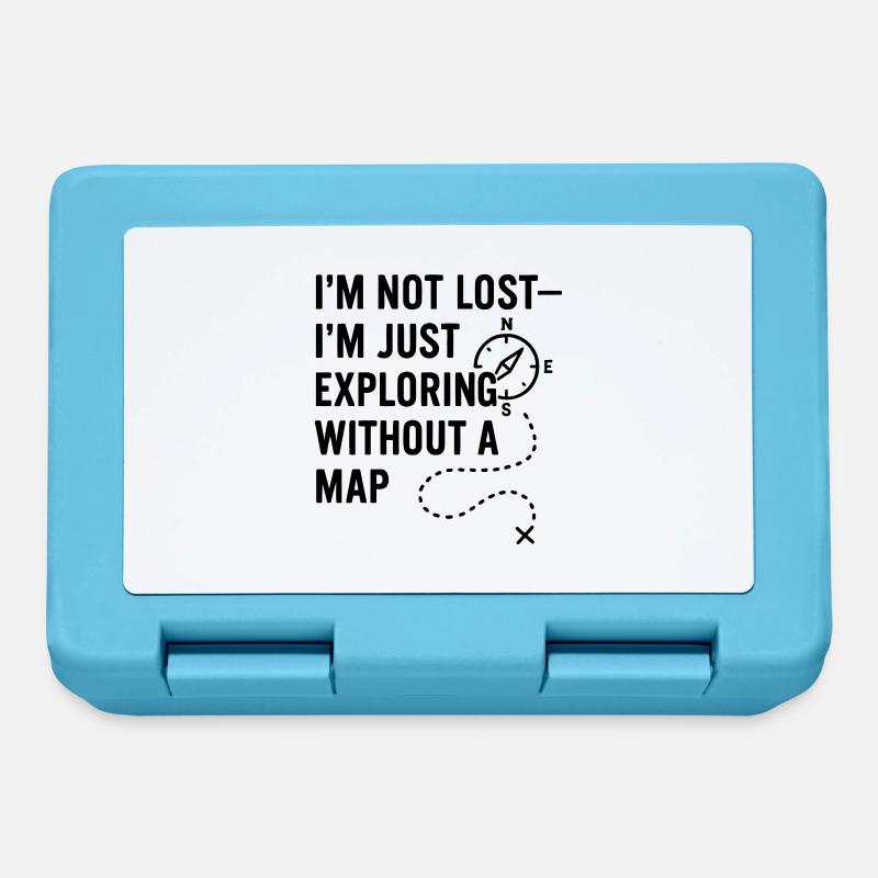 0002 explore without map - Lunchbox - sapphire blue