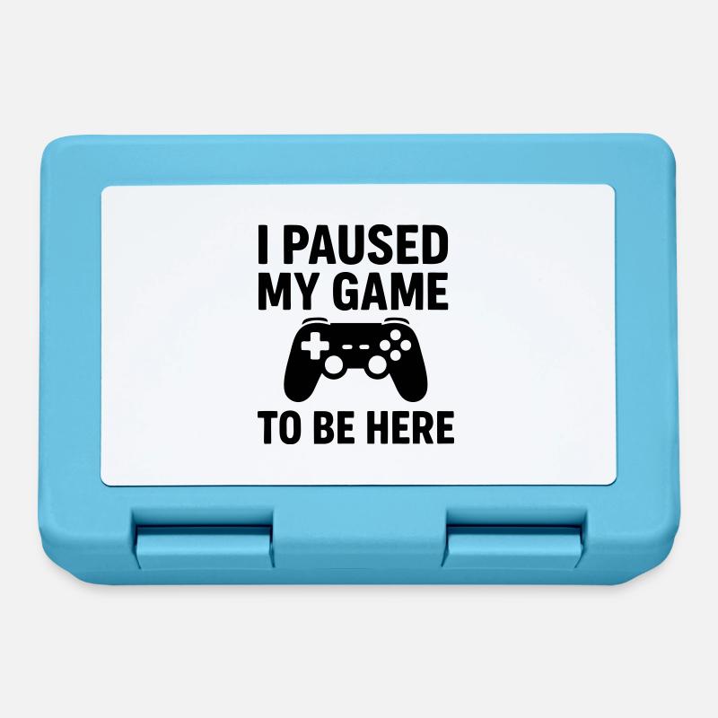 0004 be here - Lunchbox - sapphire blue