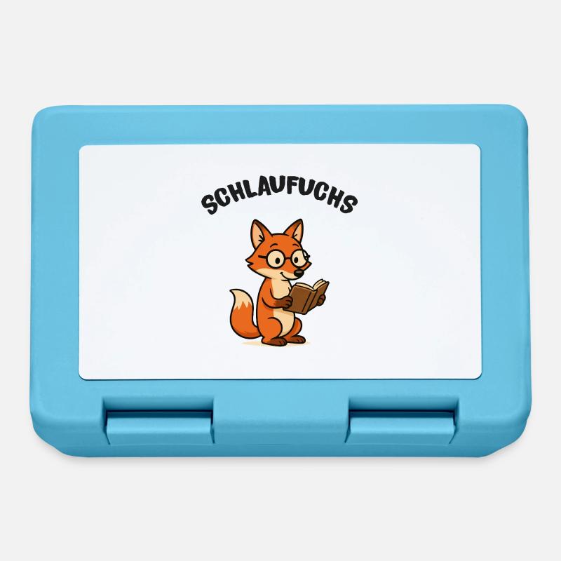 fuchs schlaufuchs - Brotdose - Saphirblau