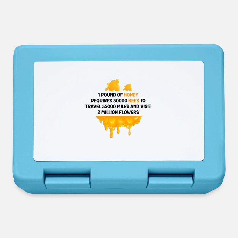 Beekeeping Beekeeping Course Beekeepers' Association Honey Bee Beekeepers - Lunchbox - sapphire blue