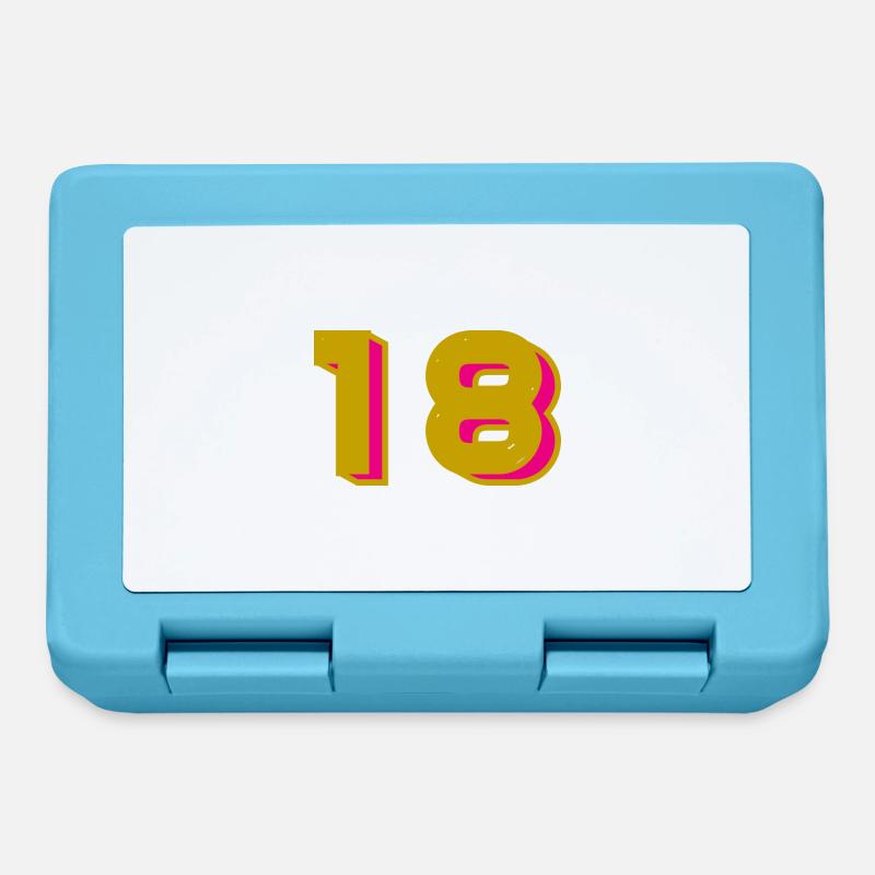 18 - Boîte à goûter - bleu saphir